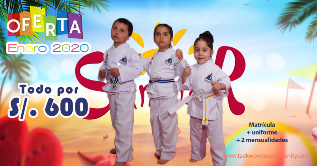 promocion enero 2020 taekwondo community peru